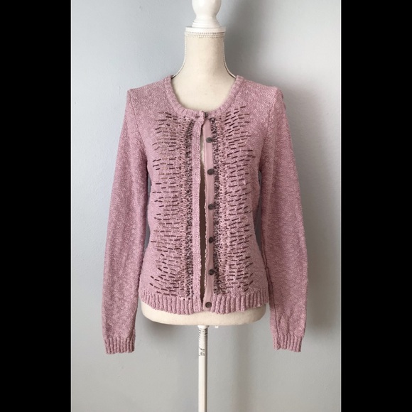 SUNDANCE CATALOG Day to Night Beaded Cardigan Top - Picture 2 of 8